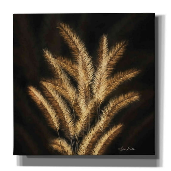 Epic Graffiti 'Golden Grass II' by Lori Deiter, Canvas Wall Art, 12"x12"