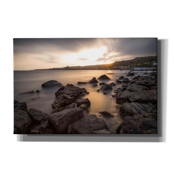 Epic Graffiti 'Golden Sunset' by Giuseppe Torre, Canvas Wall Art, 60"x40"
