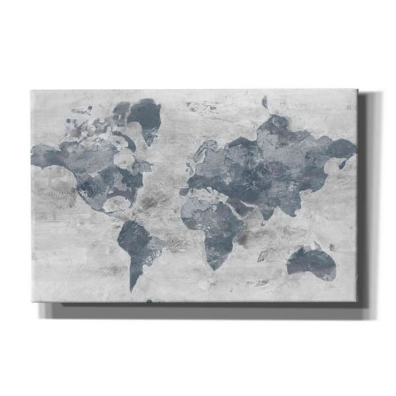 Epic Graffiti 'Golden World Neutral' by Albena Hristova, Canvas Wall Art, 40"x26"