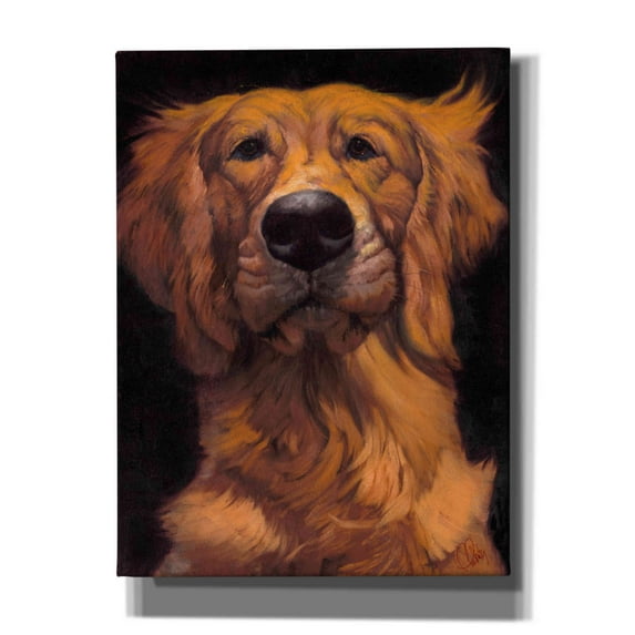 Epic Graffiti 'Golden' by Thomas Fluharty, Canvas Wall Art, 12"x16"