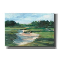 Epic Graffiti 'Golf Course Study I' by Ethan Harper, Canvas Wall Art, 18"x12"
