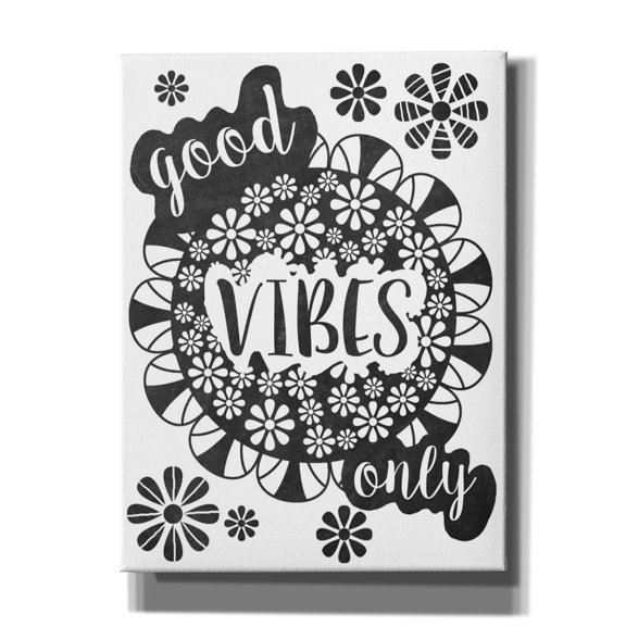 Epic Graffiti 'Good Vibes' by Erin Clark Canvas Wall Art, 12" x 16"