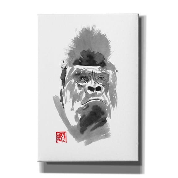 Epic Graffiti 'Gorilla 2' by Pechane, Canvas Wall Art, 18"x26"