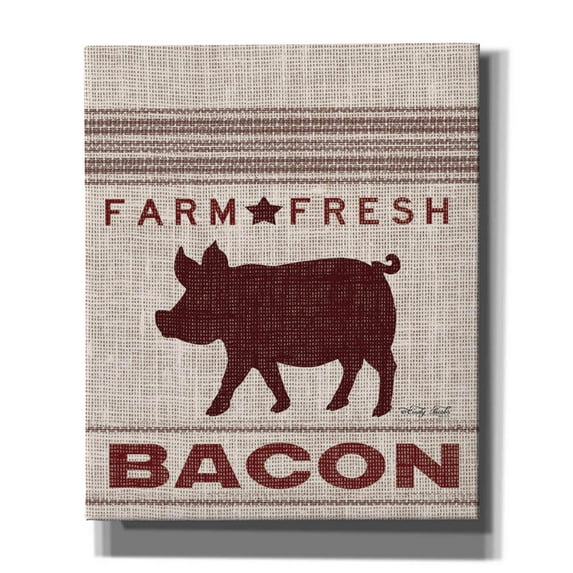 Epic Graffiti 'Grain Sack Bacon' by Cindy Jacobs, Canvas Wall Art, 20"x24"