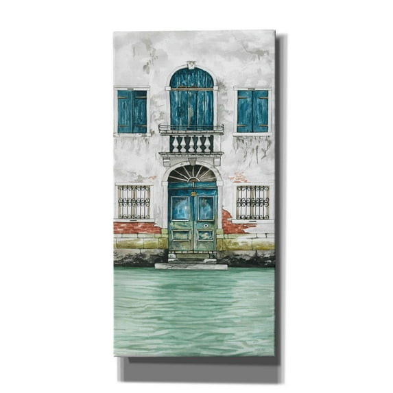 Epic Graffiti 'Grand Canal II' by Cindy Jacobs, Canvas Wall Art, 30"x60"