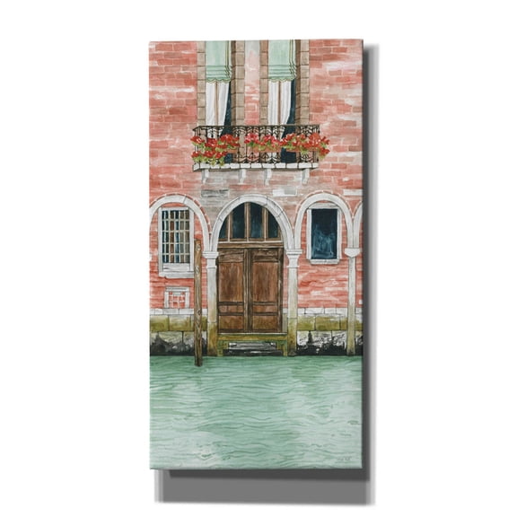 Epic Graffiti 'Grand Canal III' by Cindy Jacobs, Canvas Wall Art, 12"x24"