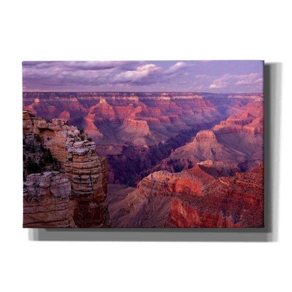 Epic Graffiti 'Grand Canyon near Mather Point' by Mike Jones, Giclee Canvas Wall Art, 26"x18"