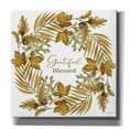 thumbnail image 1 of Epic Graffiti 'Grateful Blessed Fall Wreath' by Cindy Jacobs, Canvas Wall Art, 26"x26", 1 of 2