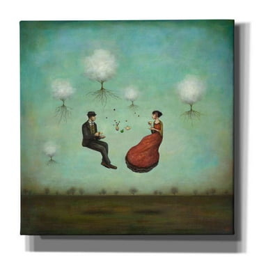 Epic Graffiti 'Gravitea For Two' by Duy Huynh, Canvas Wall Art, 37"x37"