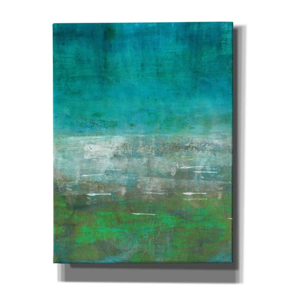 Epic Graffiti 'Green Oasis' by Iris Lehnhardt, Canvas Wall Art, 12"x16"