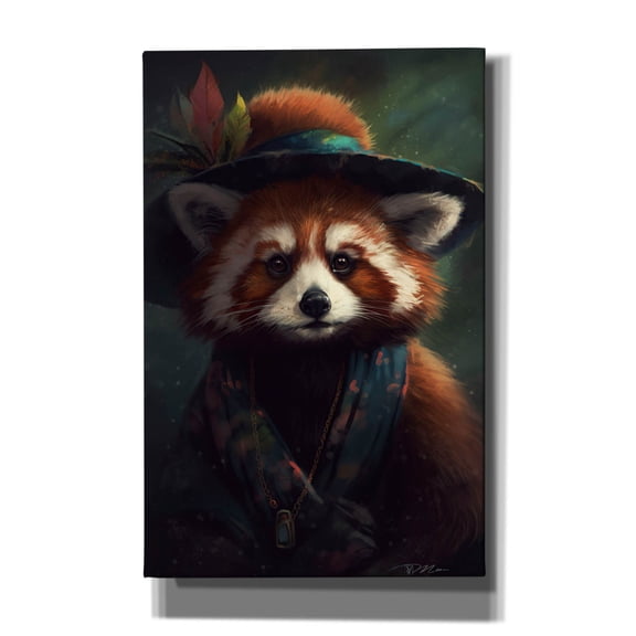 Epic Graffiti 'Gypsy Red Panda' by Momart Canvas Wall Art, 26" x 40"