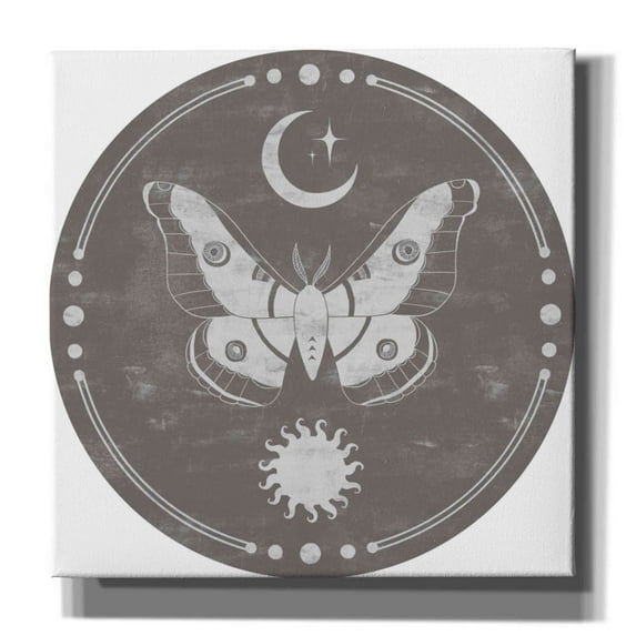 Epic Graffiti 'Hallowed Moon Collection C' by Grace Popp, Giclee Canvas Wall Art, 37"x37"