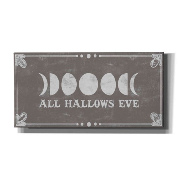 Epic Graffiti 'Hallowed Moon Collection D' by Grace Popp, Giclee Canvas Wall Art, 40"x20"