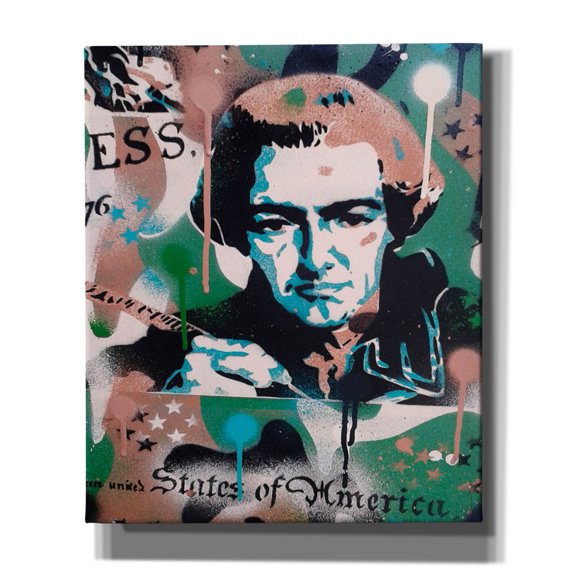 Epic Graffiti 'Hancock' by Abstract Graffiti Canvas Wall Art, 20" x 24"