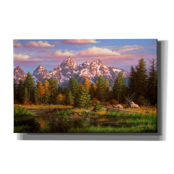 Epic Graffiti 'Harmonious Retreat' by R. Hed, Canvas Wall Art, 40"x26"