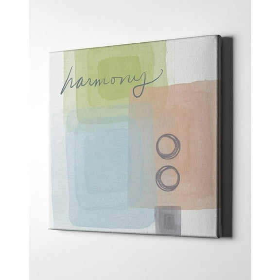 Epic Graffiti  "Harmony" by Linda Woods, Giclee Canvas Wall Art 18"x18"