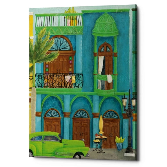 Epic Graffiti 'Havana IV' by Elyse DeNeige, Canvas Wall Art, 18"x26"