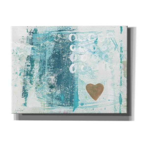 Epic Graffiti 'Heart In The Sand' by Linda Woods, Canvas Wall Art, 18"x26"