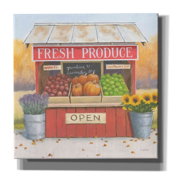 Epic Graffiti 'Heartland Harvest Moments II' by James Wiens, Canvas Wall Art, 37"x37"