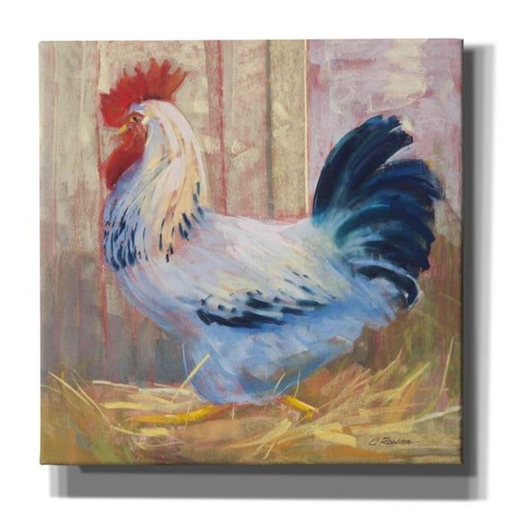Epic Graffiti 'Hercule' by Carol Rowan, Giclee Canvas Wall Art, 12"x12"