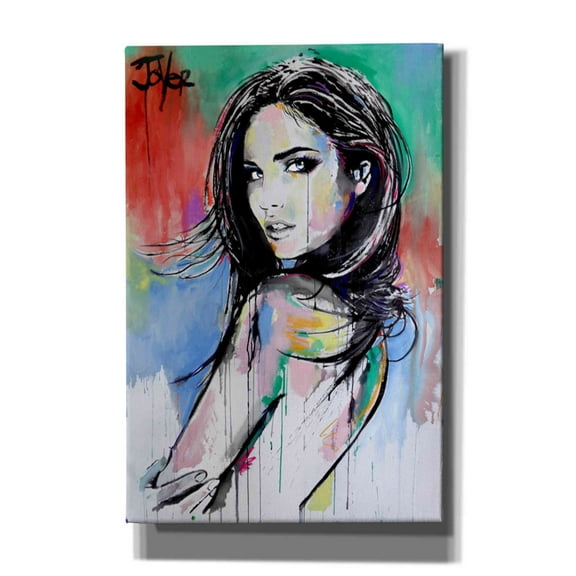 Epic Graffiti 'Here There Everywhere' by Loui Jover, Canvas Wall Art, 12"x18"