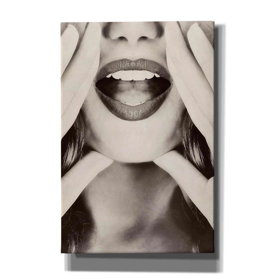 Epic Graffiti 'Hey!' by Incado, Giclee Canvas Wall Art, 12"x18"