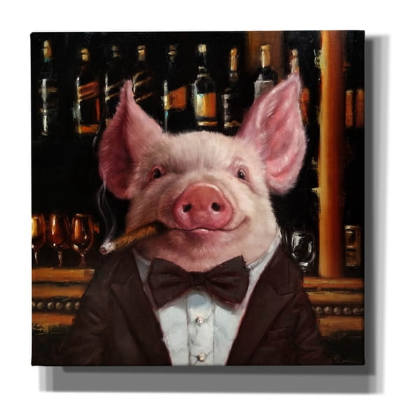 Epic Graffiti 'High Roller' by Lucia Heffernan, Canvas Wall Art, 37"x37"