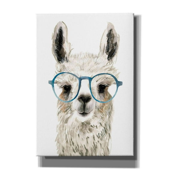 Epic Graffiti 'Hip Llama II' by Victoria Borges, Canvas Wall Art, 18"x26"
