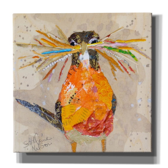 Epic Graffiti 'Hope II' by St. Hilaire Elizabeth, Canvas Wall Art, 18"x18"
