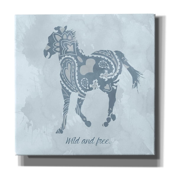 Epic Graffiti 'Horse Wild' by Erin Clark Canvas Wall Art, 26" x 26"