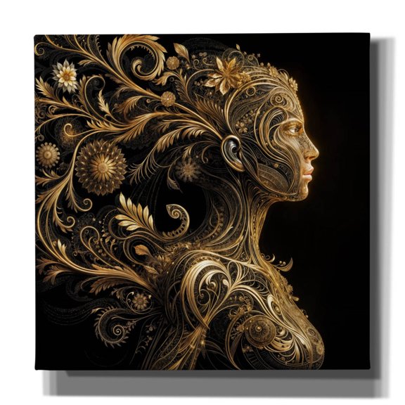 Epic Graffiti 'Human Form' by KIR.DART Canvas Wall Art, 12" x 12"