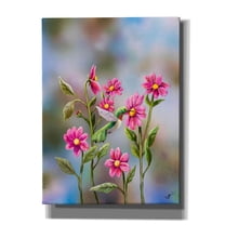 Epic Graffiti 'Hummingbird with Dhalia' by Sarah Davis, Canvas Wall Art, 40"x54"