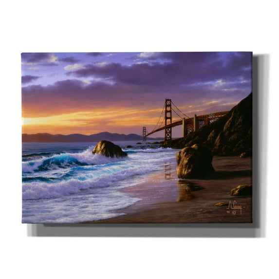 Epic Graffiti 'I love you San Francisco 2' by Anthony Casay, Canvas Wall Art, 54"x40"