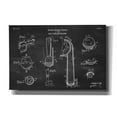 thumbnail image 1 of Epic Graffiti "Ice Cream Scoop Blueprint Patent Chalkboard" Giclee Canvas Wall Art, 18"x12", 1 of 3