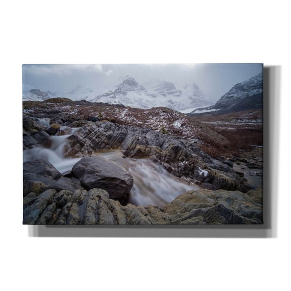 Epic Graffiti 'Icefields Parkway 1' by Joe Reimer Photography, Canvas Wall Art, 18"x12"
