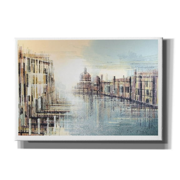 Epic Graffiti 'Idellic Venice at Sunset' by Marc Todd, Canvas Wall Art, 26"x18"