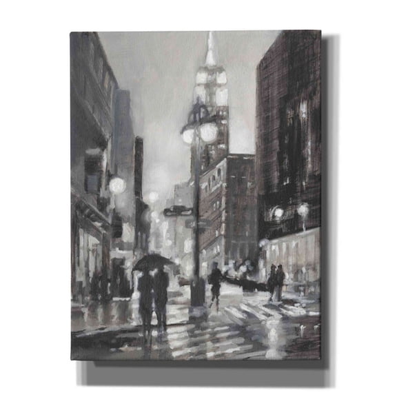 Epic Graffiti 'Illuminated Streets I' by Ethan Harper Canvas Wall Art, 26"x34"