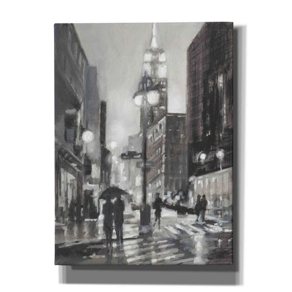 Epic Graffiti 'Illuminated Streets I' by Ethan Harper Canvas Wall Art, 40"x54"