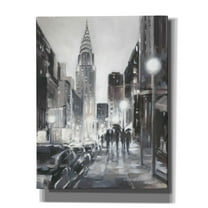 Epic Graffiti 'Illuminated Streets II' by Ethan Harper Canvas Wall Art, 26"x34"