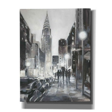 Epic Graffiti 'Illuminated Streets II' by Ethan Harper Canvas Wall Art, 26"x34"