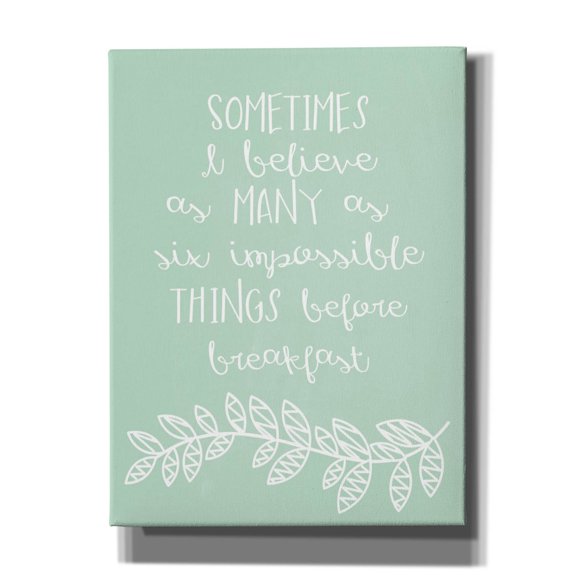 Epic Graffiti 'Impossible' by Erin Clark Canvas Wall Art, 12" x 16"