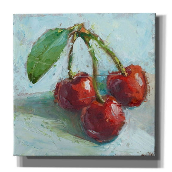 Epic Graffiti "Impressionist Fruit Study IV" by Ethan Harper, Canvas Wall Art, 26"x26"