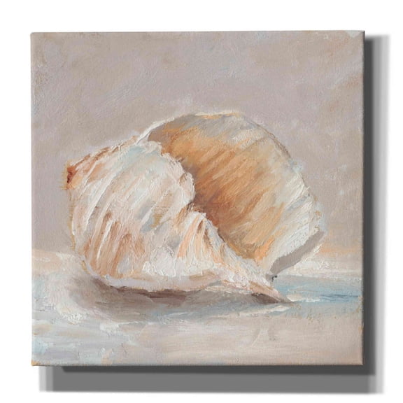 Epic Graffiti "Impressionist Shell Study IV" by Ethan Harper, Canvas Wall Art, 18"x18"