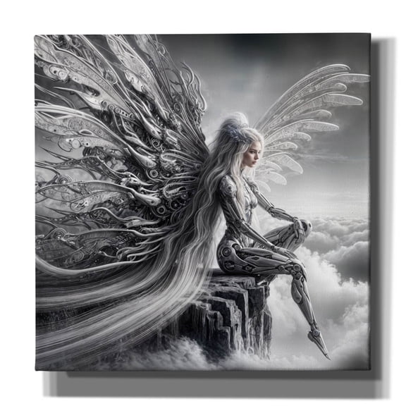 Epic Graffiti 'In Clouds' by KIR.DART Canvas Wall Art, 26" x 26"