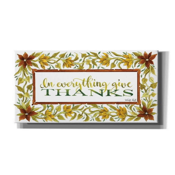 Epic Graffiti 'In Everything' by Cindy Jacobs, Canvas Wall Art, 60"x30"