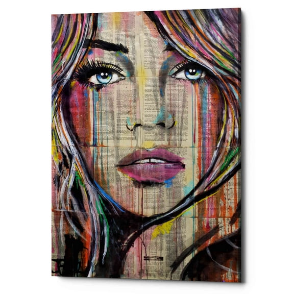 Epic Graffiti 'In Someways' by Loui Jover, Canvas Wall Art, 40"x54"