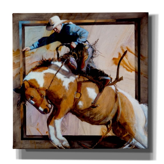 Epic Graffiti 'In Sync' by J. E. Knauf, Canvas Wall Art, 18"x18"