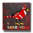 thumbnail image 1 of Epic Graffiti 'Indiana Cardinal' by Design Turnpike, Giclee Canvas Wall Art, 26"x26", 1 of 8