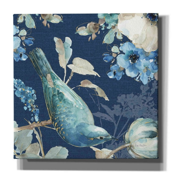 Epic Graffiti 'Indigold XXIV' by Lisa Audit, Canvas Wall Art, 18"x18"