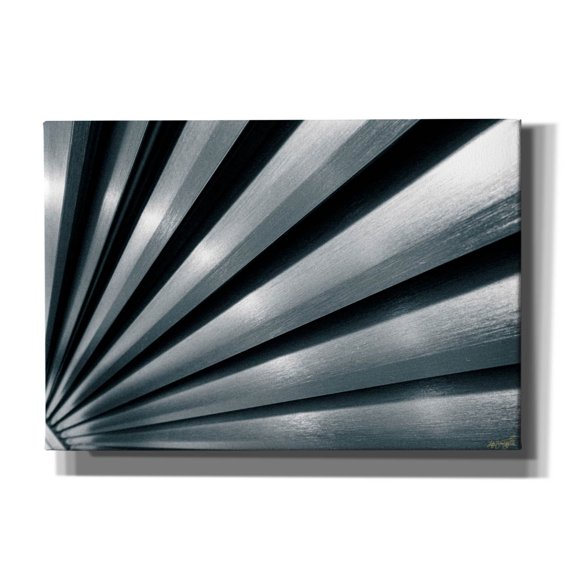 Epic Graffiti 'Industrial Abstract - Vanishing Point Metal 1' by Life BeautifuLEE Canvas Wall Art, 26" x 18"